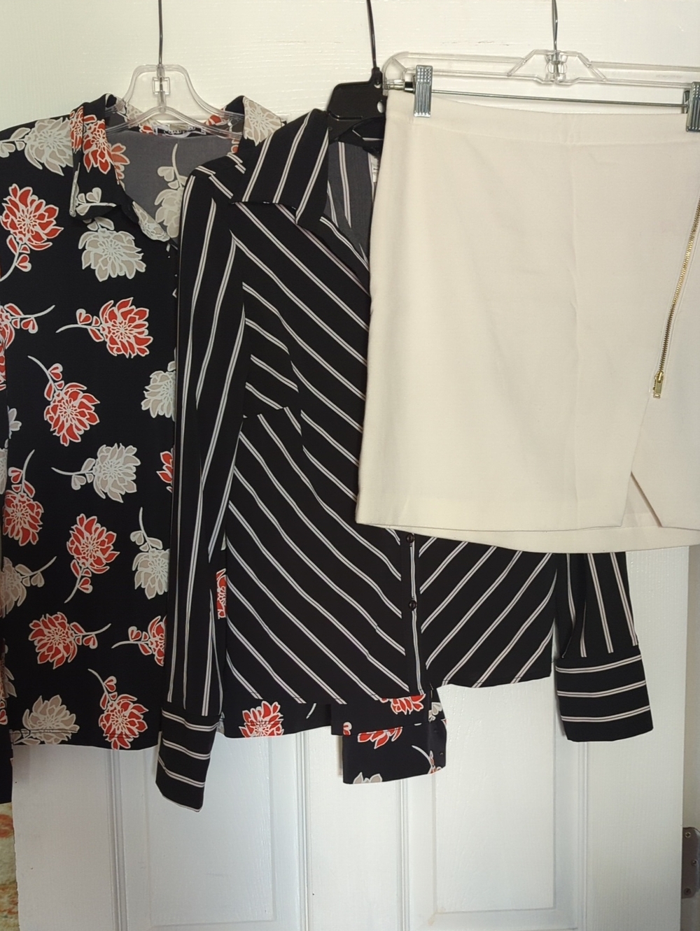 *Outfit* Banana Republic skirt (6) Calvin Klein Shirt (M) Tailor Shirt (M)